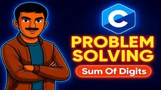 Sum of Digits in C | Problem Solving for Beginners