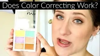 Does Color Correcting Work? \ NYX Color Correcting Concealer Review + Demo