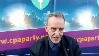 Airtv International  interviewing Sid Cordle leader of Christian Peoples Alliance