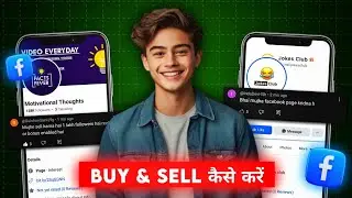 How to Facebook Page Buy & Sell ?