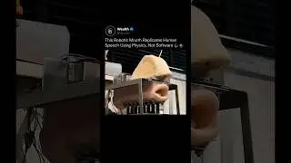 🤖robotic  mouth which is work like humann vocal chords. #phonk #robot