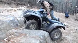 Honda Rincon 650 Rock Crawling at Brown Mountain OHV