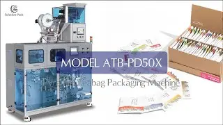 Premium High-Speed Pyramid Teabag Packaging Machine | Model ATB-PD50X Teabag Machine
