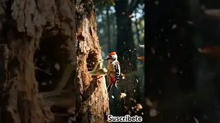 Mother Woodpecker Battles Snake to Save Her Chicks!**  #woodpecker #birdattack #wildlife  #newshort