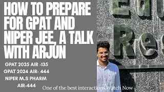 GPAT + NIPER Preparation Strategy ft. Arjun (Topper Interview) : Malayalam Interview ✨🤩👏🏻