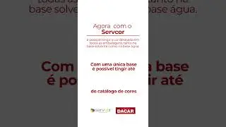 Sistema Tintom&eacute;trico SERVCOR da Tintas Dacar