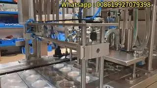 Automatic High Speed Cup Packing Machine Jelly Cup Filling Sealing Machine