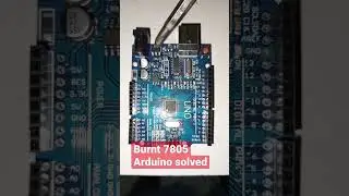 Cheap solution to replacing a burnt 5V regulator on an Arduino Board #arduino #arduinomega #7805