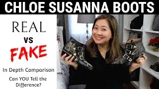 БОТИНКИ CHLOE SUSANNA: НАСТОЯЩИЕ против ПОДДЕЛОК | Подробное сравнение | Сможете ли вы заметить разницу?