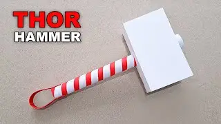 HOW TO MAKE A THOR HAMMER WİTH PAPER? - ( Very Easy! )