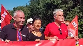 Репортаж с акции авиабазы США в Германии Stopp Ramstein 2018  [Голос Германии]