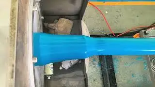 &Phi;110mm pvco pipe extrusion line | online stretching | Jwell machinery