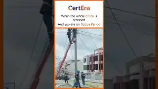 Notice Period Be Like: Counting Days Not Tasks 😂 | Relatable Corporate Life Meme | Certera Solutions