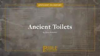 What Did the Ancients Use for Toilet Paper? | Spotlight on History | Ancient Toilets