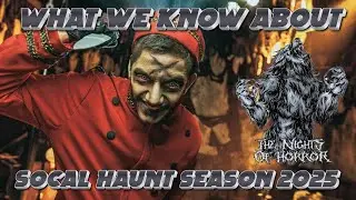 WHAT WE KNOW ABOUT HAUNT SEASON 2025! Nights of Horror Radio Episode 26