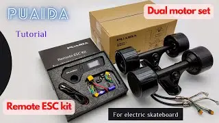 Easy DIY an electric skateboard  with  the best bugdet ESC and Remote kit