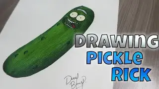 Dibujando a Pepinillo Rick | Danielbloop Dibuja