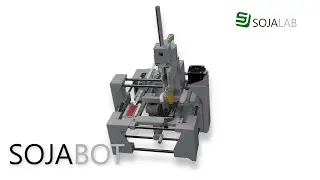 SojaBot - 3 in 1 - The first a truly desktop multi-functional PCB assembly machine - PnP, Dispenser
