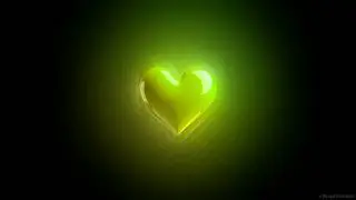 Green Beating Heart Motion Graphic, Hearts Background Video Effect | Hearts Sensory Wallpaper