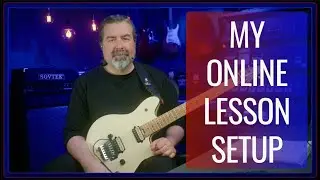 My Online Guitar Lesson Setup