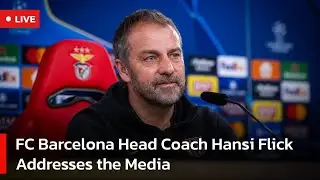 🔴LIVE: Barcelona Coach Hansi Flick Talks Ahead of Key Match | AC1W