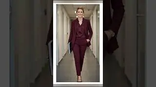 Awesome women office wear formal pant shirt & blazer beautiful formal dress ladies #2025 #trending