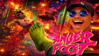 OUT HERE FIGHTING WITH FOOT FUNGUS!