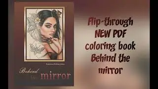 Flip-through coloring book Behind the mirror (PDF)