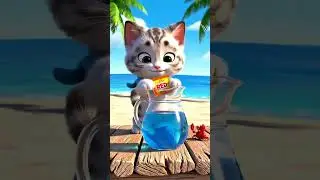 Learn Colors with Chota Meow! 🎨 Magic Water & Nature Adventure | 3D Kids Animation