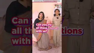 Full-Body Action Challenge! 😱 Imperative Sentences with Adi & Kanchan | English Connection #shorts