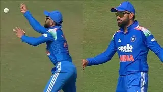 Virat Kohli angry with himself after mis fielding during the match in 3rd odi ind vs nz reaction