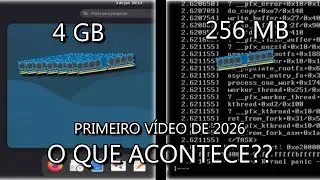 O que acontece se o RAM fica diminuindo no Debian