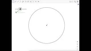 Constructing a Circle and its Central Angle in GeoGebra [Tutorial Video]