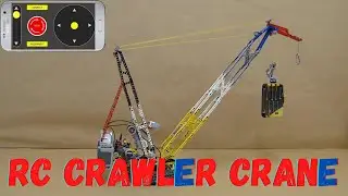 REMOTE CONTROLLED CRAWLER CRANE | Lego Mindstorms Ev3 | MOC (with building instructions)