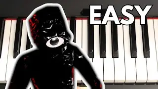 How to play Seek Chase Theme - EASY Piano Tutorial - Roblox DOORS Floor 2