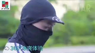 Topi Masker Sepeda Full Face Cycling Cap Anti UV Hat Tidak Panas Gerah