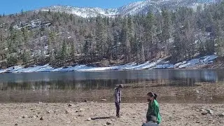 Beautiful spring day hike to Jenks Lake at Angelus Oaks in the San Bernardino Mountains