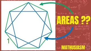 The SECRET Ratio of Areas of Regular Heptagon to Heptagram (7-pointed star)