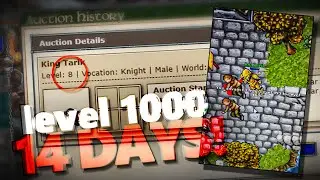 ADVANCED FROM 8 TO 1000 IN 14 DAYS! RECORD? IMPRESSIVE VALUE OF DEATH IN RETROPVP  #tibiaferumbrinha