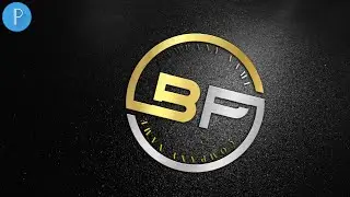BP professional logo design on pixellab android[Vandy Design]