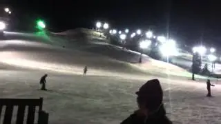 Gabe ski's down the mountain lightning fast at Afton Alps EPIC