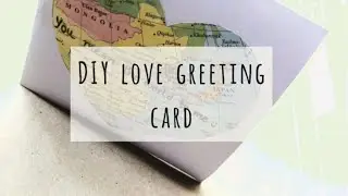 Love card tutorial | Card ideas | Simple and easy DIY love card |