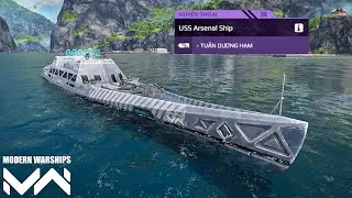 Modern Warships | USS Arsenal is the most valuable cruiser ship.