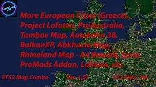 Euro Truck Simulator 2 World Map Combo for 1.57 #4 - by LeoLordYT