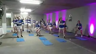 Laois Camogie Team taking the GRIT Les Mills Challenge