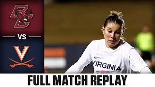 Boston College vs. Virginia Full Match Replay | 2025 ACC Women's Soccer