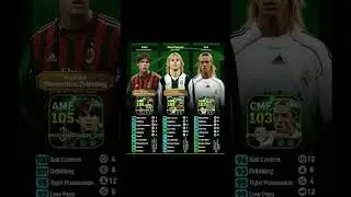 KAKA ,NEDVED AND GUTI EPICS DOUBLE BOOSTER #efoootball #efootball2025 #shorts