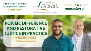 A Taste of SPI - Power, Difference and Restorative Justice in Practice