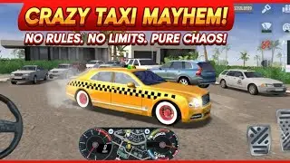 New Taxi Driver 3D - Bentley Car City Driving Games! Taxi Simulator 2026 - Car Game Android Gameplay
