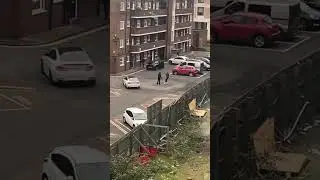 Police pull up to Billy Billions Lightwork Freestyle video shoot